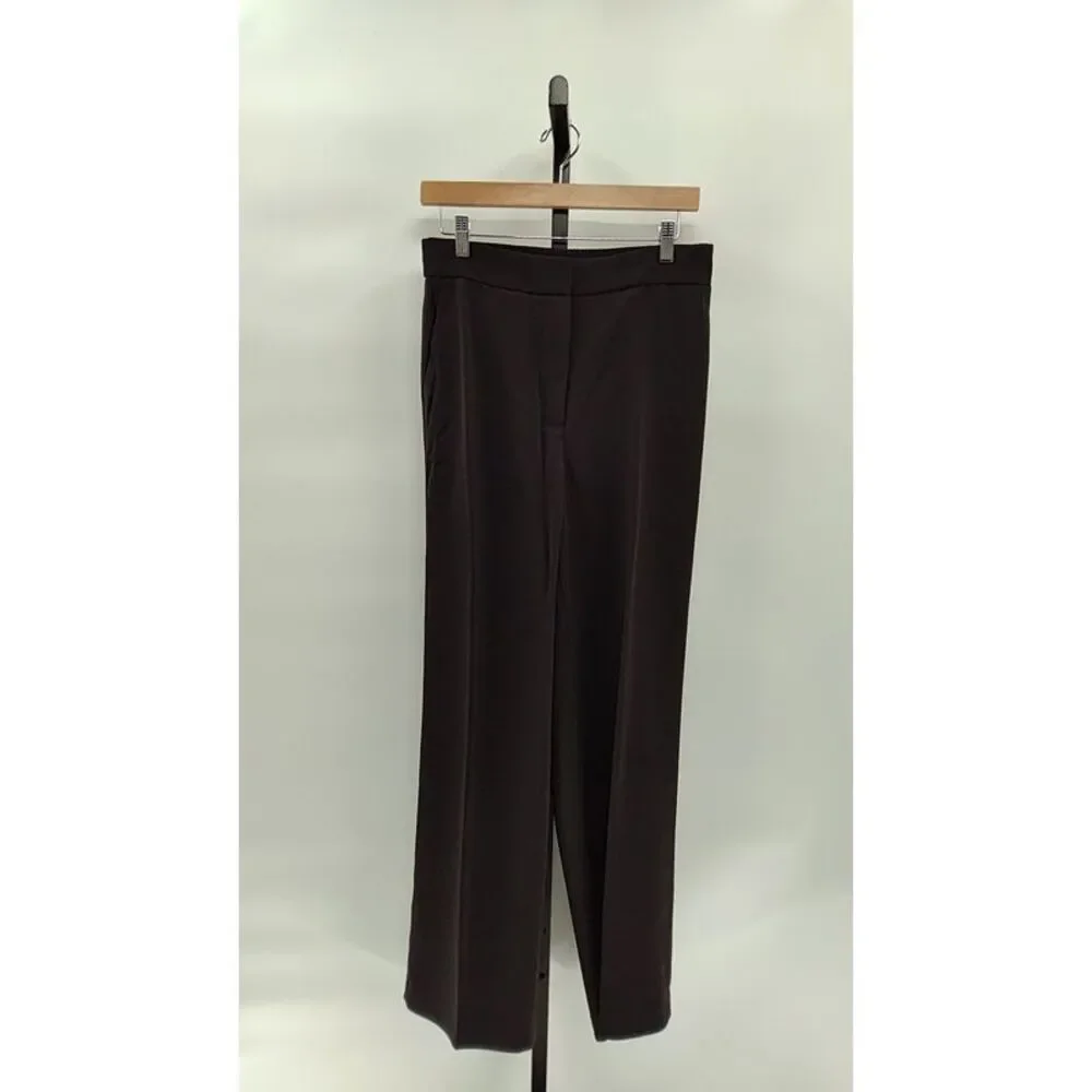 Quince Black Straight-Leg Dress Pants